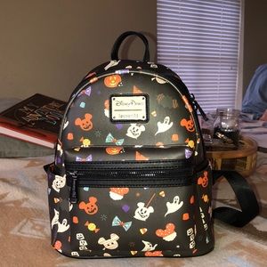 Mickey Mouse Halloween Mini Backpack by Loungefly